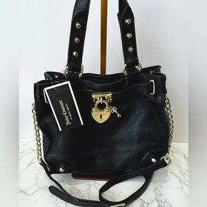 ✨ Vintage NWT ✦ Rare Juicy Couture Mini Daydreamer ✦ Full-Grain Black Leather
